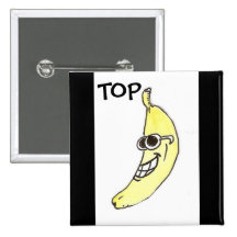 Spitzenbananenknopf Anstecknadelbutton