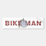 SPITZENfahrrad-Mann Autosticker