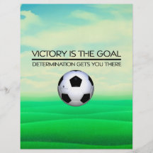 SPITZENfußball-Sieg-Slogan Flyerdruck