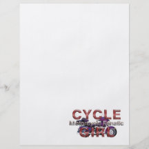SPITZENmotorrad-Mädchen Vollfarbige Flyer