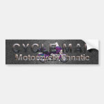 SPITZENmotorrad-Mann Autosticker