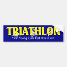 SPITZENTriathlon Auto Aufkleber