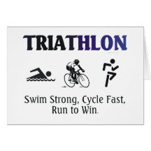 SPITZENTriathlon Grußkarte