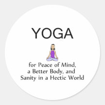 SPITZENyoga-Slogan Aufkleber
