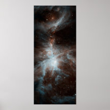 Spitzer Weltraumteleskop von Orions-Nebelfleck Poster