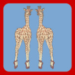 Spitzezehegiraffe aufkleber