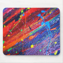 splater Farbe Mousepads