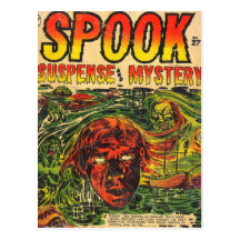 Spook-Comic-Buch Postkarten