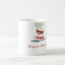 Spoonful von Macarons Becher tassen