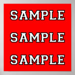 Sport-Fan Plakate