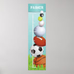 Sport-Wachstumstabelle Posterdrucke