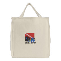 Sporttaucher gestickte Tasche