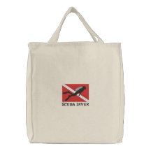 Sporttaucher gestickte Tasche