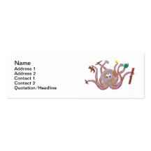 Spotted Octopus Skinny Business Card