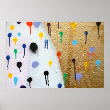 Spray punktiert Plakat