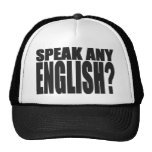 SPRECHEN SIE IRGENDWIE ENGLISCH?  Fernlastfahrer-H Baseballmütze