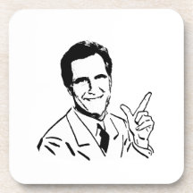 SprechenMitt Romney Cocktail Untersetzer