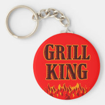 Sprichwort Keychain Grill-König-BBQ Schlüsselbänder