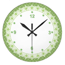 Spring Green Kitchen Wall Clock wanduhren