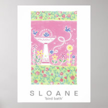 Spritzenvogel-Badplakat