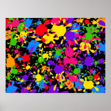 Spritzer-Tapete Poster