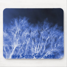 Spuk Baum- des Waldesgotische Kunst Mousepad