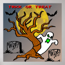 Spuk Baum-Geist-Plakat