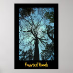 Spuk Holz-Plakat