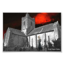 Spuk irischer Foto-Druck des Schloss-6x4