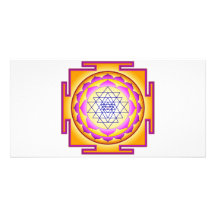 Sri Chakra Göttin Shri Lalitha Tripura Sundari Bildkarte