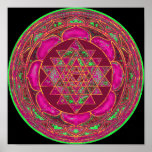 Sri Lakshmi Yantra Mandala Posterdruck