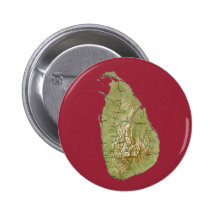 Sri Lanka Karten-Knopf Button