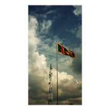 Sri Lankan Flagge Kunst Fotos