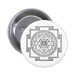 Sri Yantra Mandala Buttons