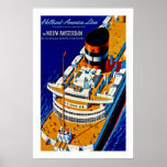 SS Nieuw Amsterdam Posterdruck