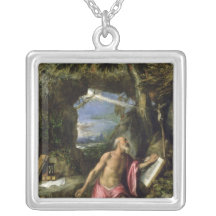 St Jerome Personalisierte Halskette