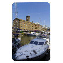 St Katherines Dock london Flexible Magnet