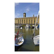 St Katherines Dock London Photo Card Template