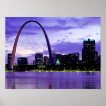St.- LouisSkyline Plakat