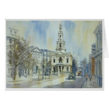 St Mary le Strand London Karten