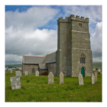 St. Materiana, Tintagel Individuelle Ankündigungskarte