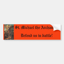 St Michael der Erzengel Autosticker