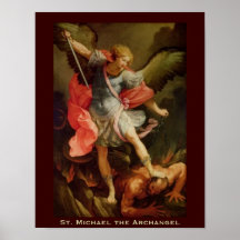 St Michael der Erzengel Plakate