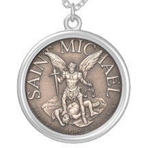 St Michael Personalisierte Halskette