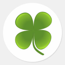 St Patrick Tag - Kleeblatt Sticker