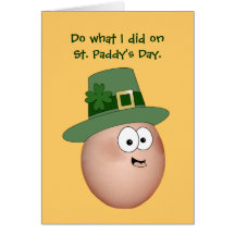 St Patrick Tageserwachsen-Spaß Karte