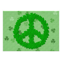 St Patrick Tagesfriedenszeichen Einladungen