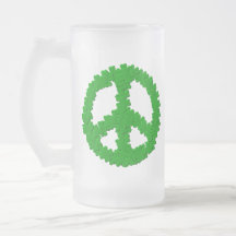 St Patrick Tagesfriedenszeichen Kaffee Tassen
