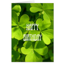 St Patrick Tagesgeburtstag Grußkarten