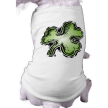 St Patrick Tageshundet-shirt Haustier T-shirt
